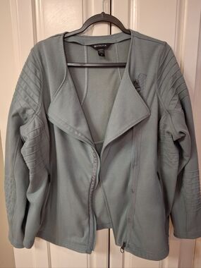 Athleta Sage Green Zip Jacket 2x